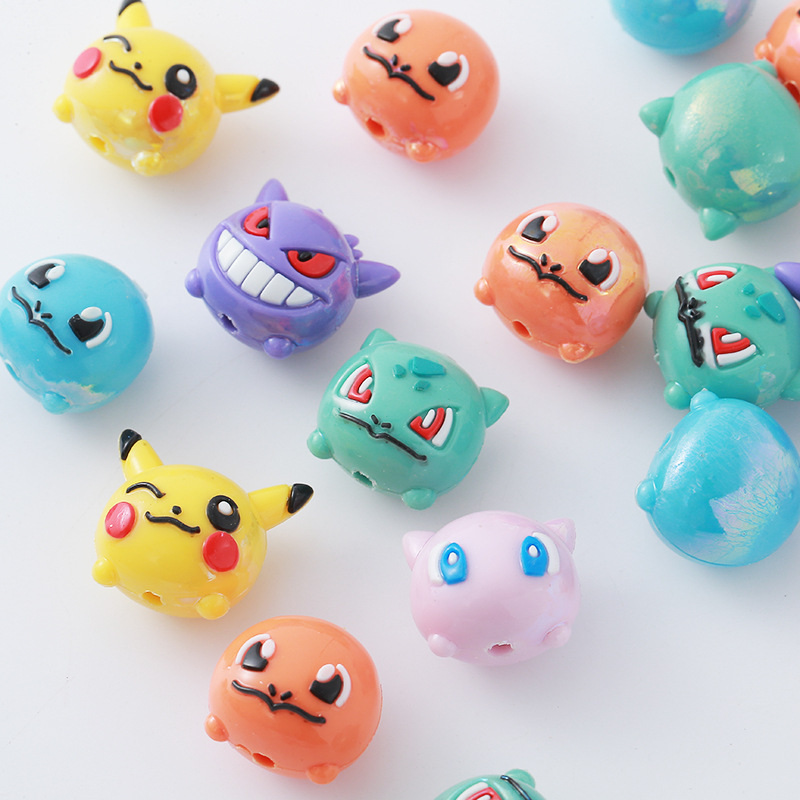 Phone Accessories And Electronics - 12 Pezzi Pokémon Perline Fai da