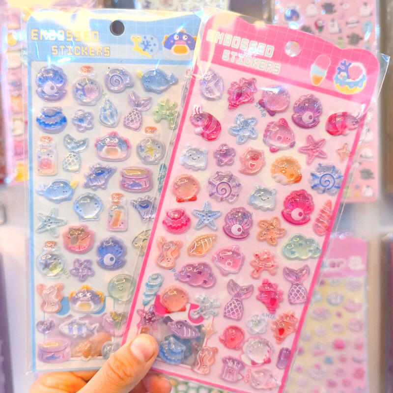 Phone Accessories For Boys - Adesivi 3D a Rilievo con Conchiglie