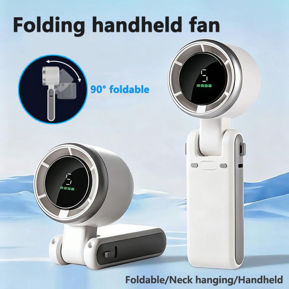 Phone Cooling Fan - Mini ventilatore portatile pieghevole/da appendere al