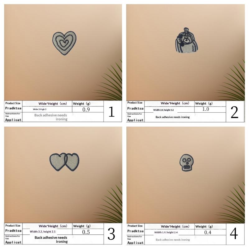 Phone Accessory - Set di 1 Patch Ricamate a