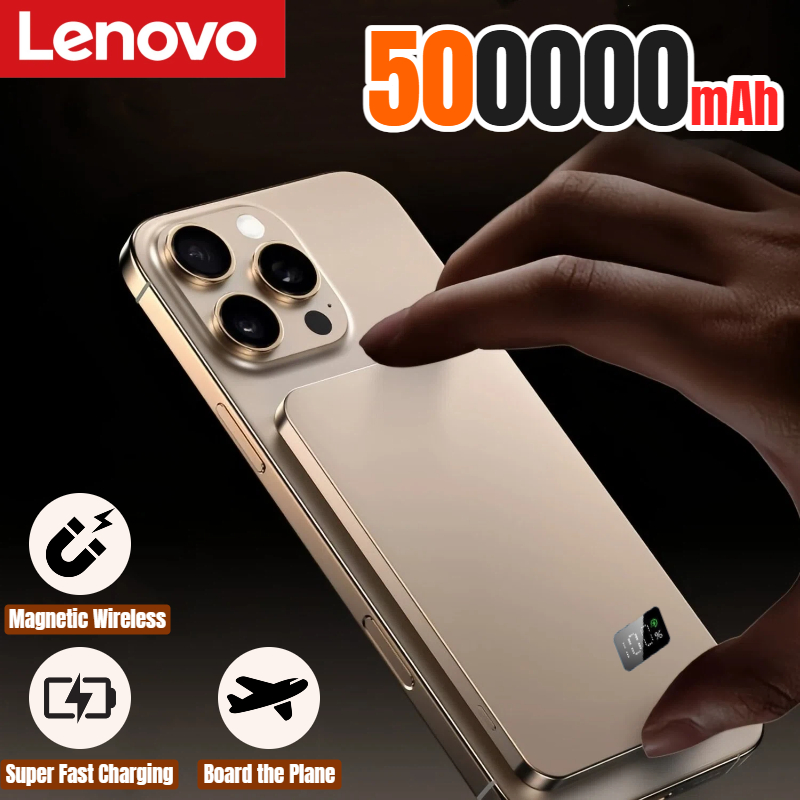 Power Bank Slim - Power Bank Lenovo 50000mAh 3 IN