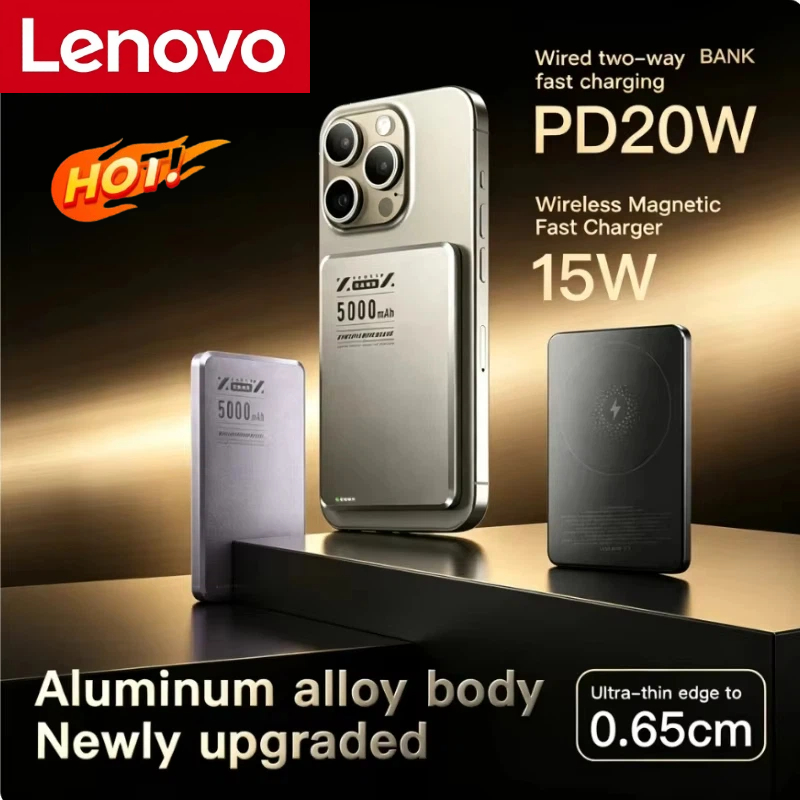 Power Bank Slim - Power Bank Magnetico Ultra Sottile Lenovo