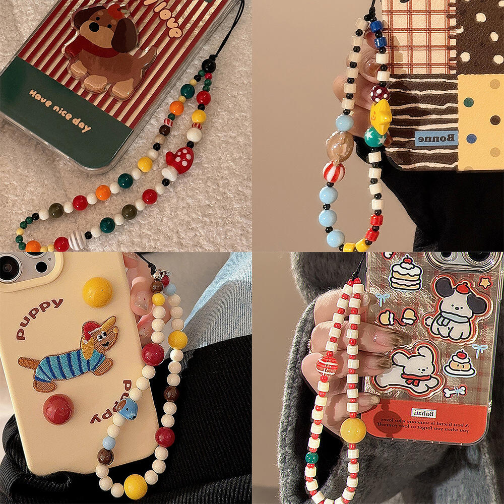 Phone Accessories For Boys - Simpatico cane orso formaggio ciondolo catena