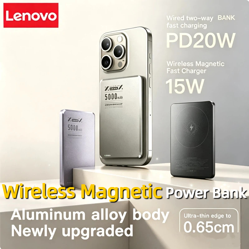 Power Bank Slim - Power Bank Magnetico Ultra Sottile Lenovo