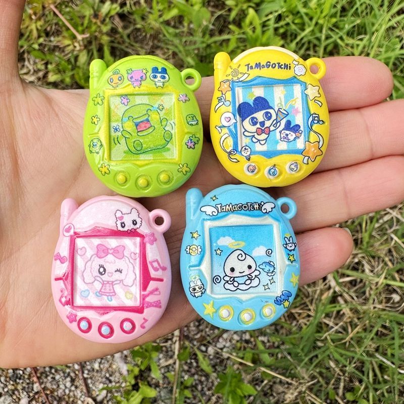 Phone Accessories And Electronics - Perline stampate fronte-retro Tamagotchi, materiali fai