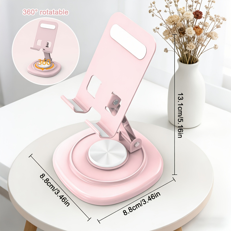 Desk Phone Stand - Supporto Girevole in Metallo per Telefono