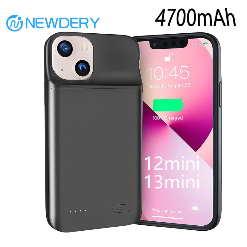 Power Bank Slim - NEWDERY Custodia Caricabatterie Sottile da 4800mAh