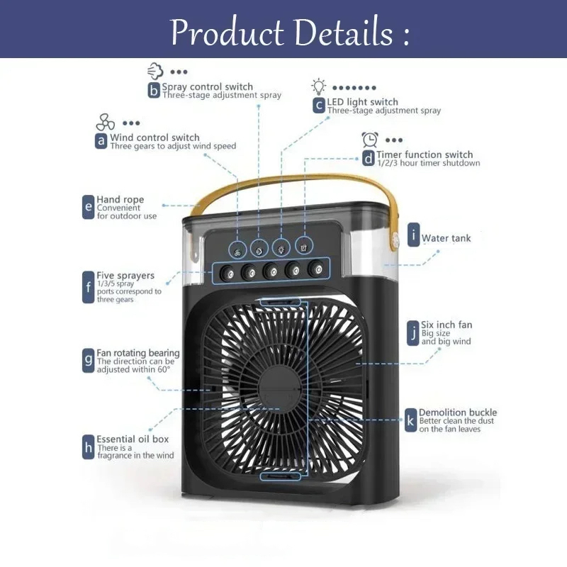 Mini condizionatore d'aria 3 i - Phone Cooling Fan recensione e prezzo