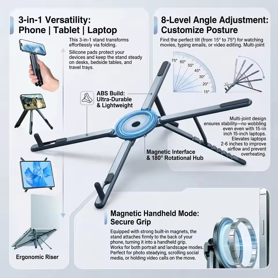 Supporto Magnetico Portatile p - Desk Phone Stand recensione e prezzo