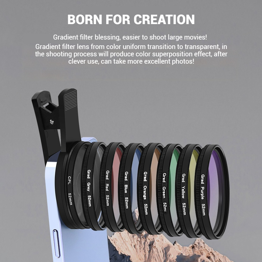 Kit di filtri per fotocamera s - Phone Accessories For Content Creators recensione e prezzo