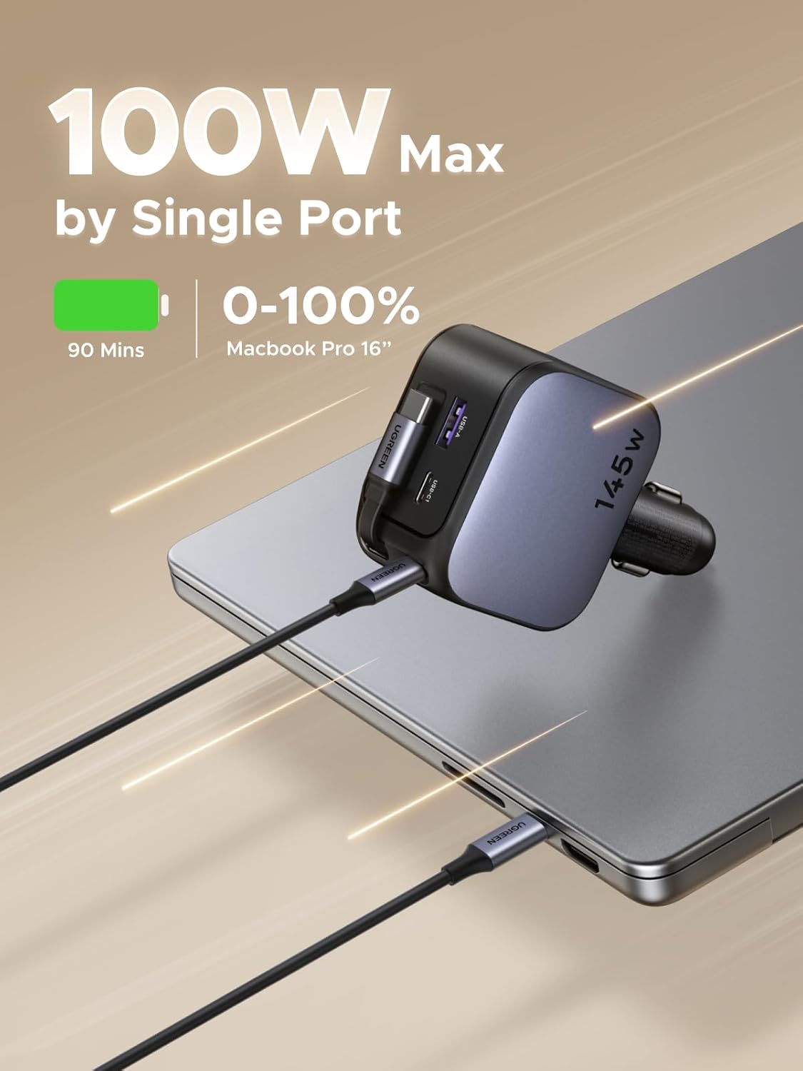 Caricabatteria da auto retratt - Fast Charging Cable recensione e prezzo