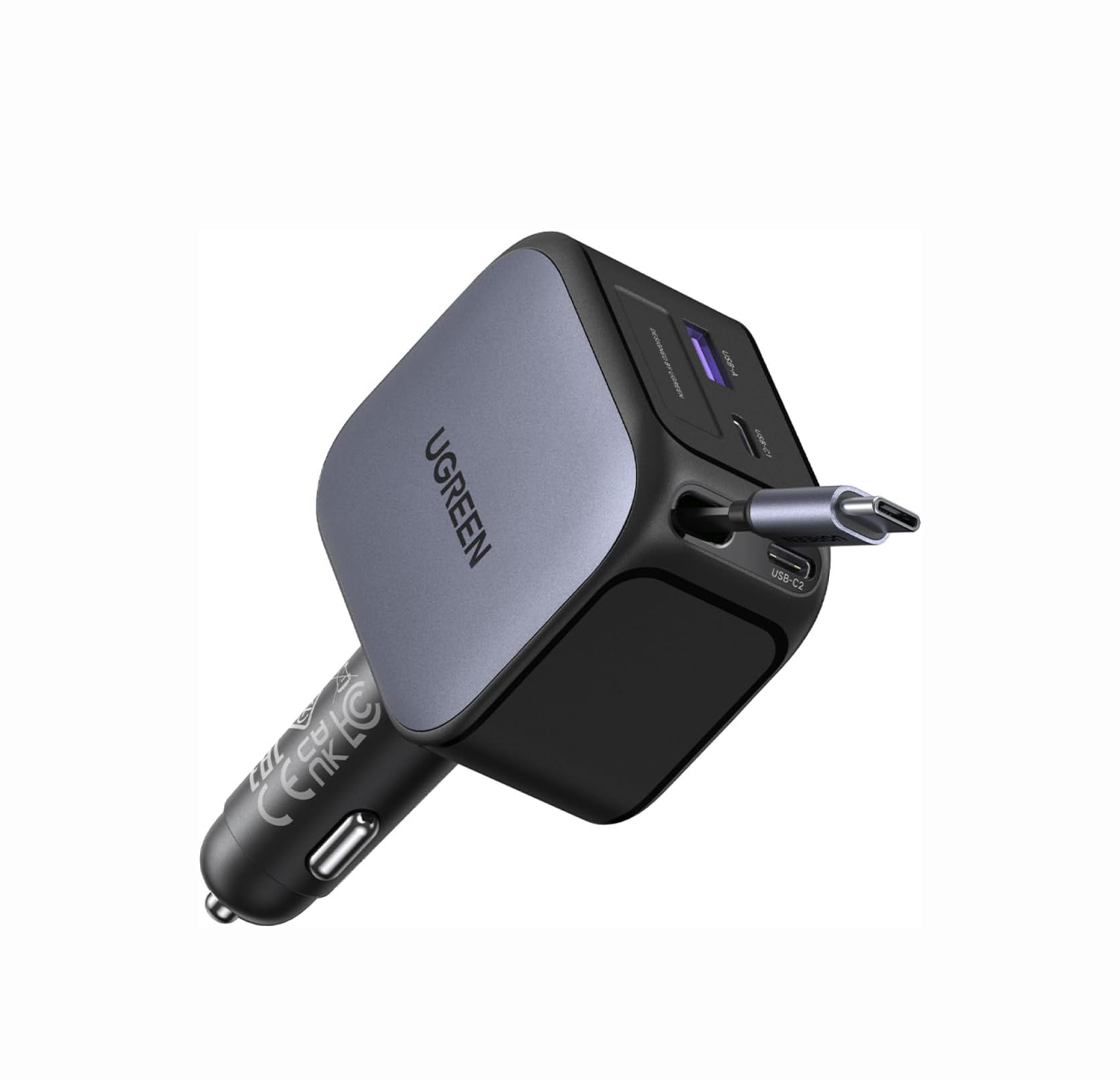 Caricabatteria da auto retratt - Fast Charging Cable recensione e prezzo