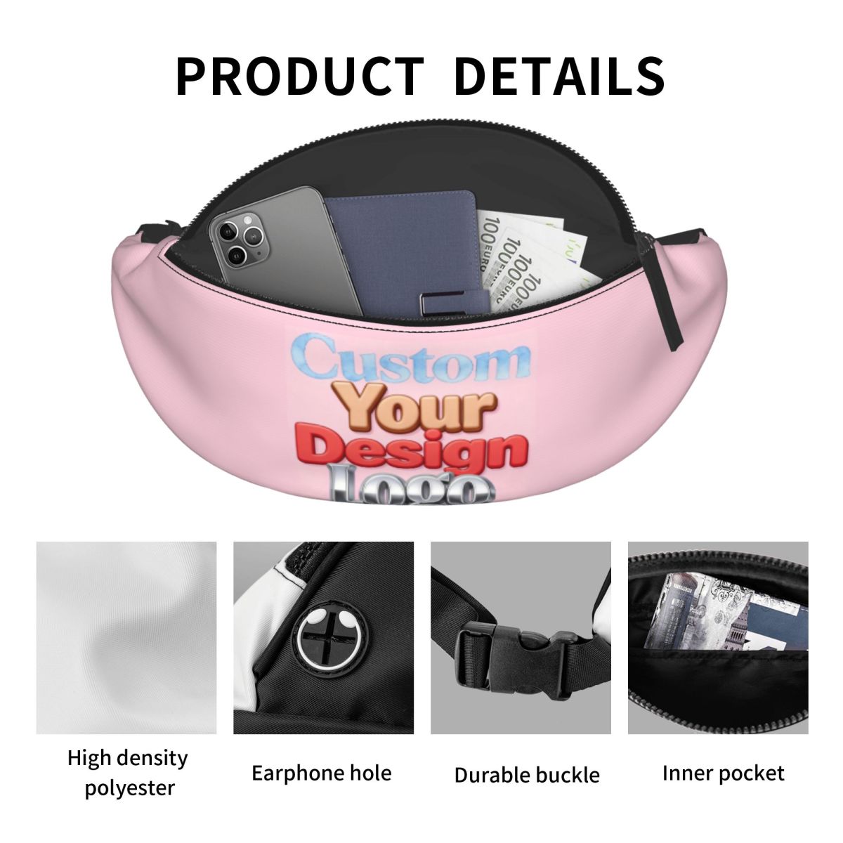 Marsupio Personalizzato con Lo - Phone Accessories Logo Design recensione e prezzo