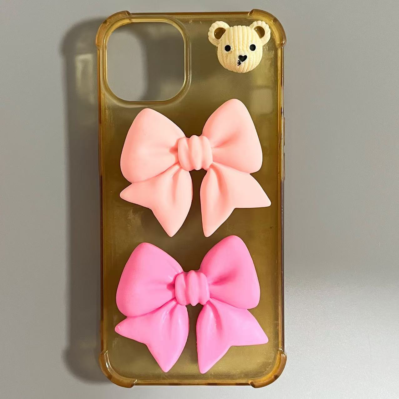 1 pz Y2K Kawaii Bling Pink Bow - Phone Accessories Logo Design recensione e prezzo