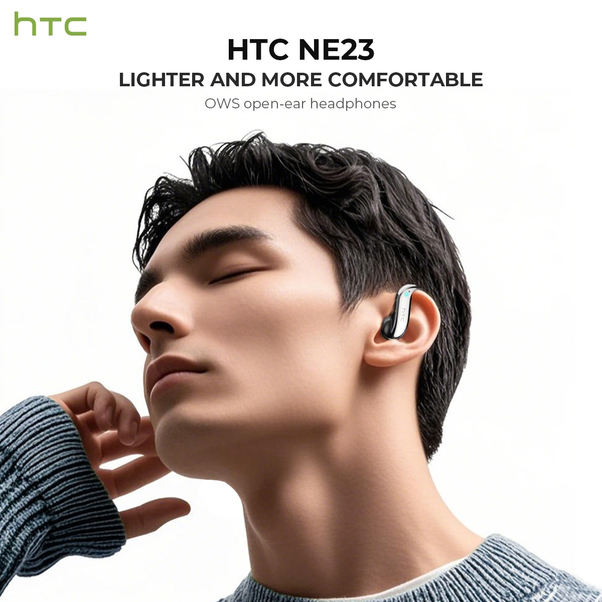 Cuffie Bluetooth Open-Ear HTC  - Wireless Earbuds Case recensione e prezzo