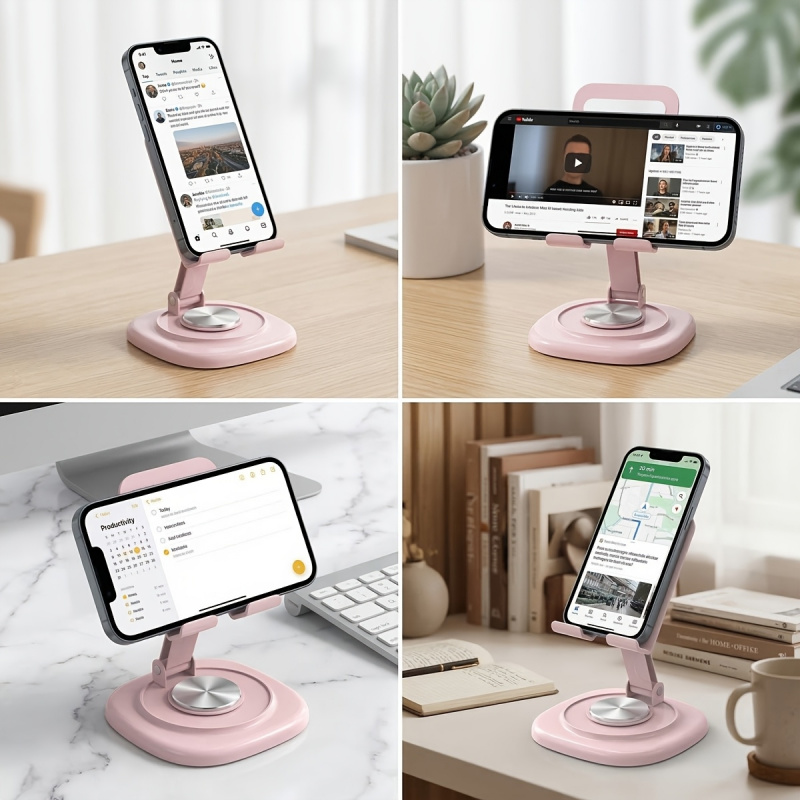 Supporto Girevole in Metallo p - Desk Phone Stand recensione e prezzo