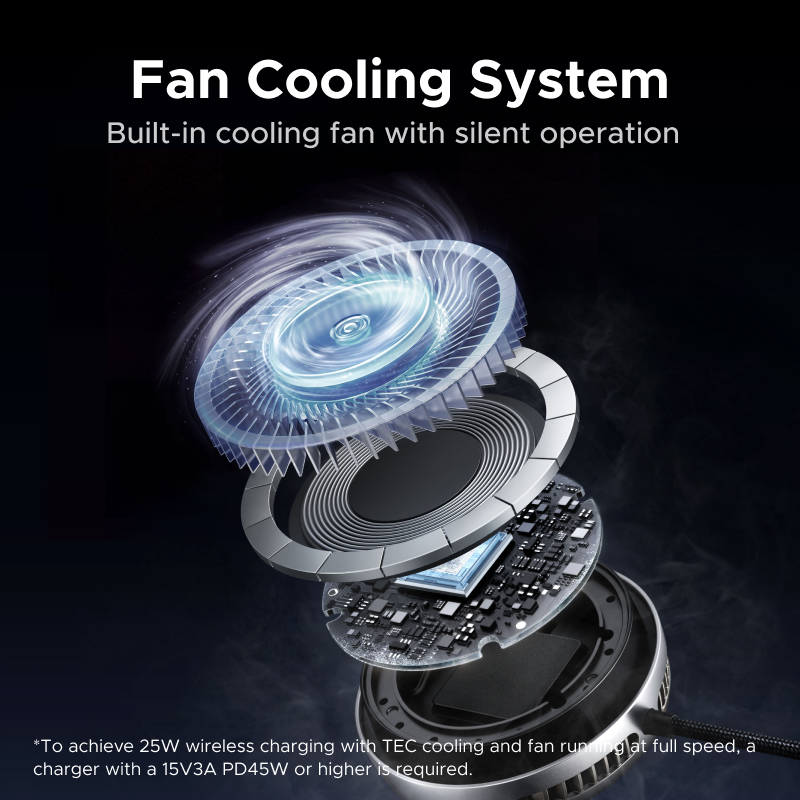 Caricatore Wireless Magnetico  - Phone Cooling Fan recensione e prezzo